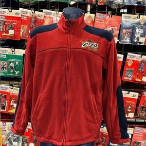 NBA Cleveland Cavaliers Fleece Nylon Reversible Jacket Size Medium Men’s